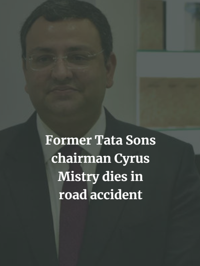 Cyrus Mistry dies in a road accident